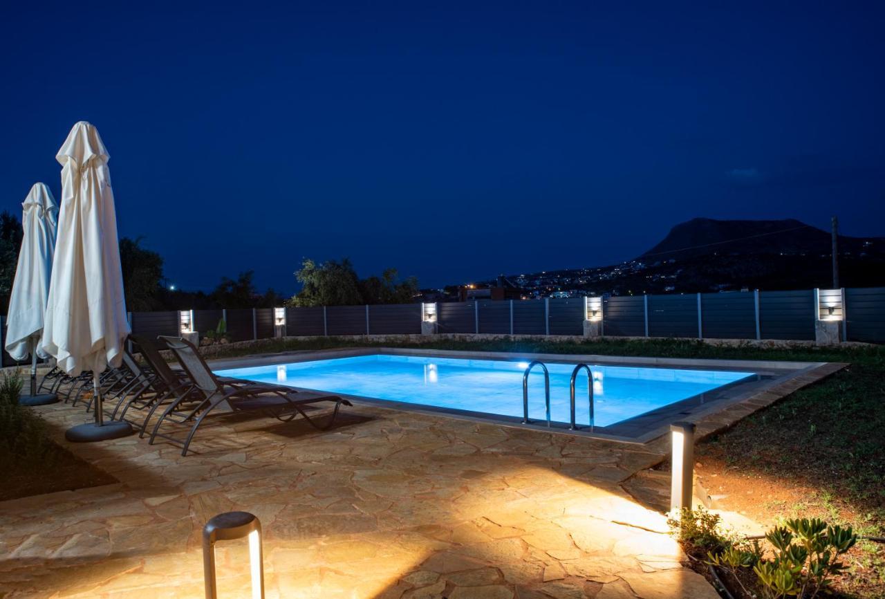 Horizon Villa Almyrida 阿尔米里达 外观 照片