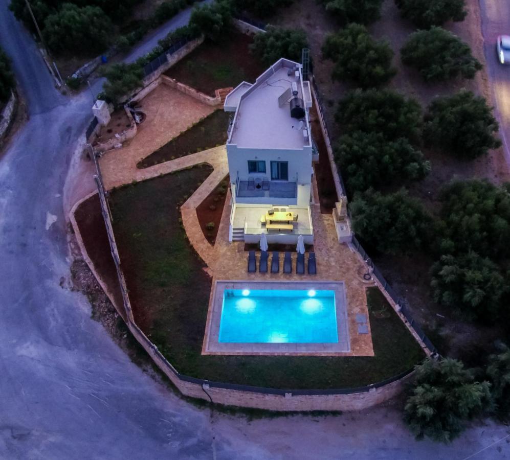 Horizon Villa Almyrida 阿尔米里达 外观 照片
