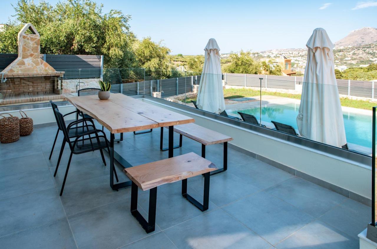 Horizon Villa Almyrida 阿尔米里达 外观 照片