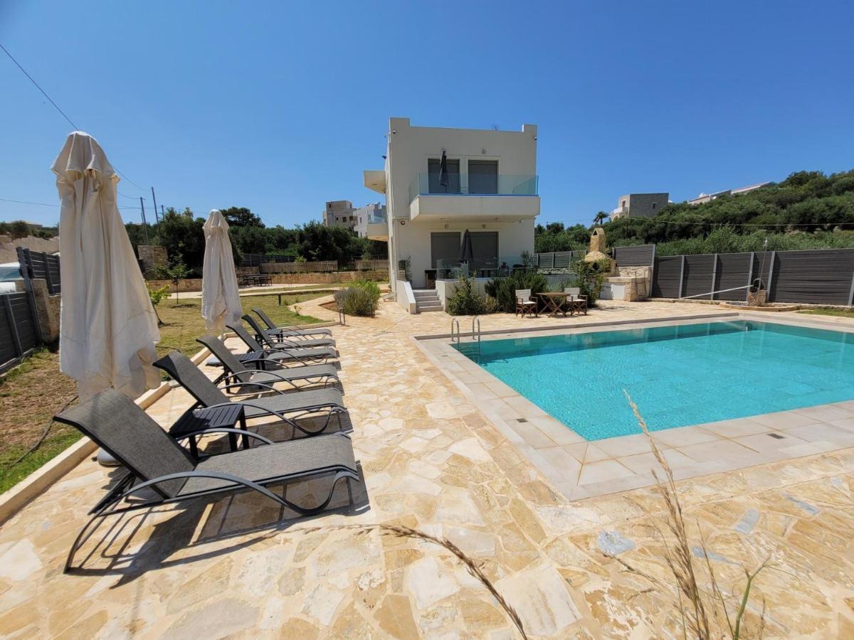 Horizon Villa Almyrida 阿尔米里达 外观 照片